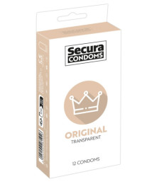 Préservatifs lubrifiés, en latex x12 avec réservoir ORIGINAL 53 mm - R416452